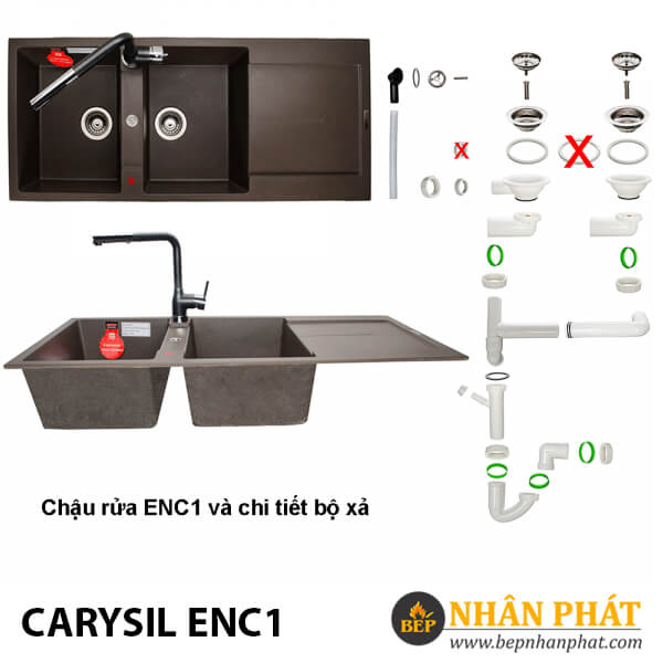 Chậu Rửa Chén Đá Carysil ENC1
