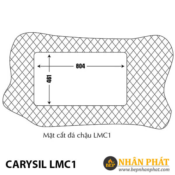 Chậu Rửa Chén Đá Granite Carysil LMC1