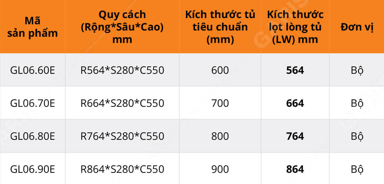 Giá bát đĩa nâng hạ nan vuông inox 304 điện hóa xước mờ Garis GL06.60E/GL06.70E/GL06.80E/GL06.90E 6