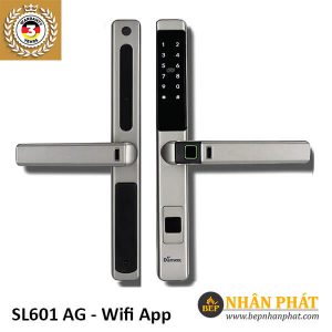 Khóa Vân Tay Cửa Nhôm Demax SL601 AG App Wifi