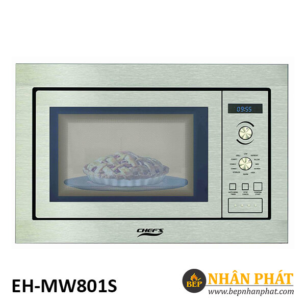 Lò vi sóng âm tủ mặt inox Chef's EH-MW801S 4