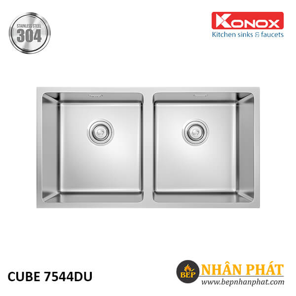 Chậu Rửa Chén Konox Undermount Sink Cube KN7544DU 4