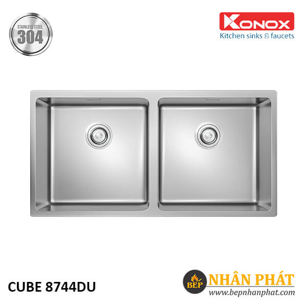 Chậu Rửa Chén Konox Undermount Sink Cube KN8744DU 4