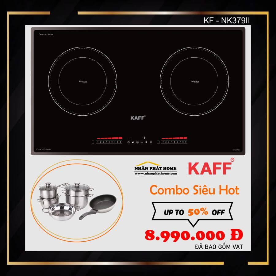 COMBO BẾP TỪ KAFF KF-NK379II - 8990K 4