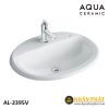 Chậu Lavabo Dương Bàn Aqua Ceramic Inax AL-2395V(EC/FC) 1