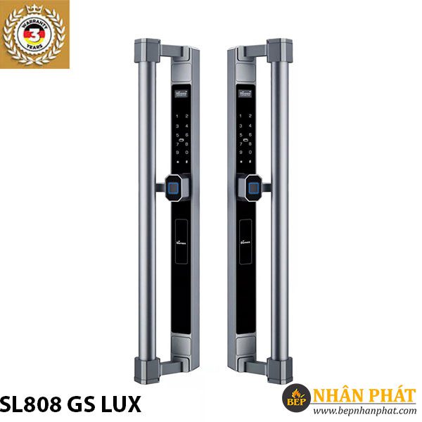 Khóa thông minh chống nước cửa nhôm Demax SL808 GS LUX 1