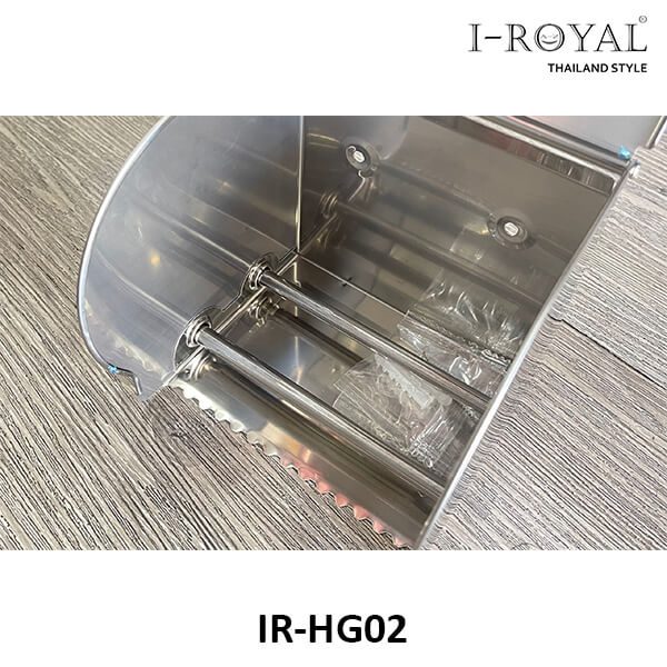HỘP GIẤY VỆ SINH INOX 202 BÓNG IR-HG02 5