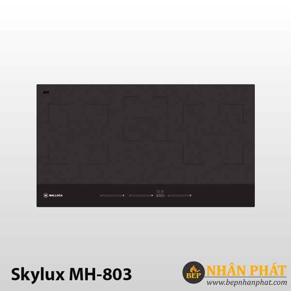 Bếp kính âm 3 từ Malloca Skylux MH-803