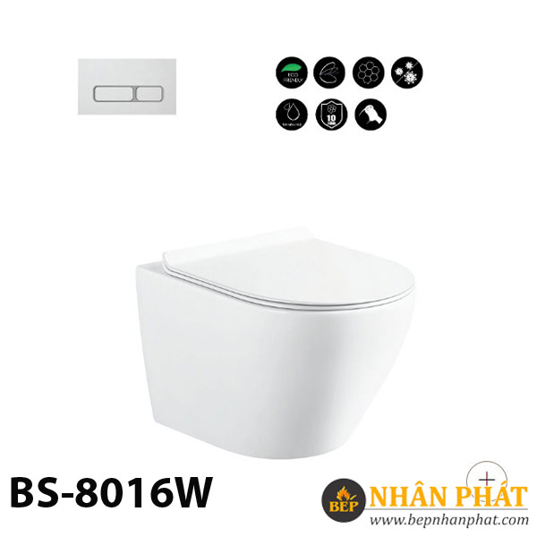 Bồn Cầu Treo Tường Basics Urban Series BS-8016W