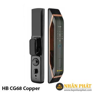Khóa cửa điện tử Hubert HB CG68 Copper