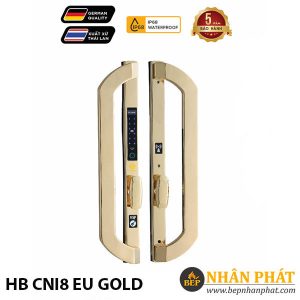 Khóa cửa điện tử cửa nhôm Hubert HB CNI8 EU GOLD