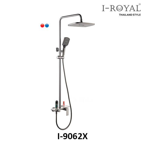 SEN TẮM ĐỨNG NL ĐỒNG SƠN TĨNH ĐIỆN XÁM I-ROYAL I-9062X 1