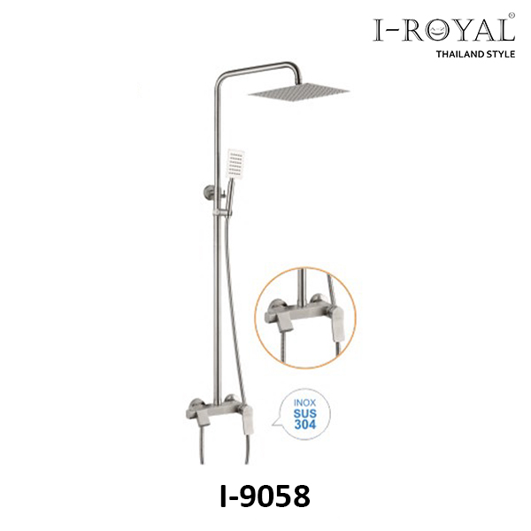 SEN TẮM ĐỨNG NÓNG LẠNH INOX 304 CAO CẤP I-ROYAL I-9058 1