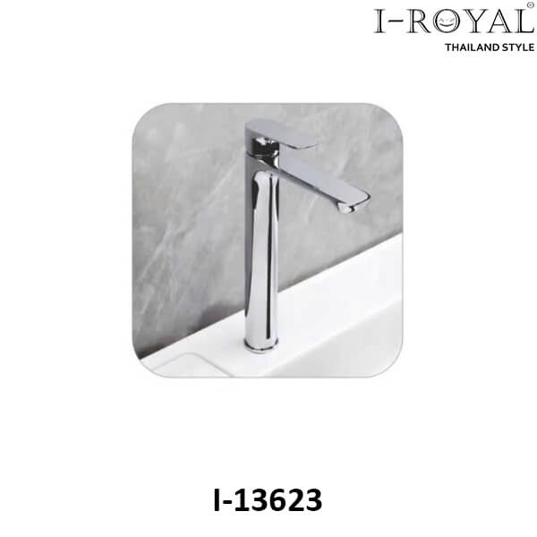 VÒI LAVABO LẠNH ĐỒNG THAU MẠ CROME I-ROYAL I-13623 1