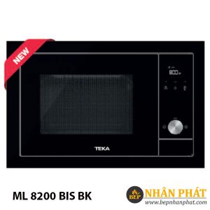 Lò vi sóng kết hợp nướng lắp âm Teka Maestro ML 8200 BIS BK